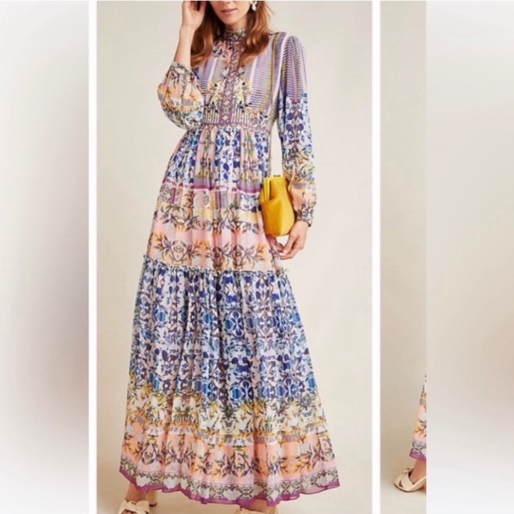 Anthropologie Bhanuni by Jyoti Anastasia Maxi Dres